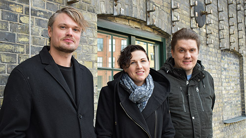 Martin Jakobsen, Linn Hedenskog and Fredrik Hedenberg.