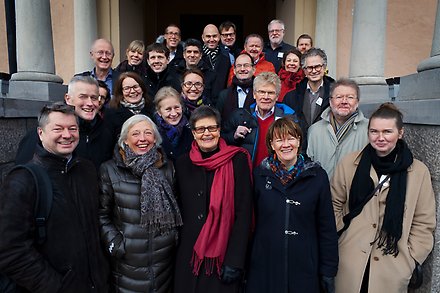 KLOSS-medlemmarna under en kick-off på KTH i januari 2014.