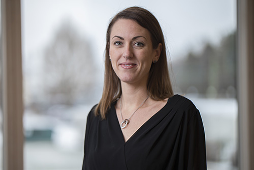 Portrait Caroline Bäckström. Photo: Högskolan i Skövde