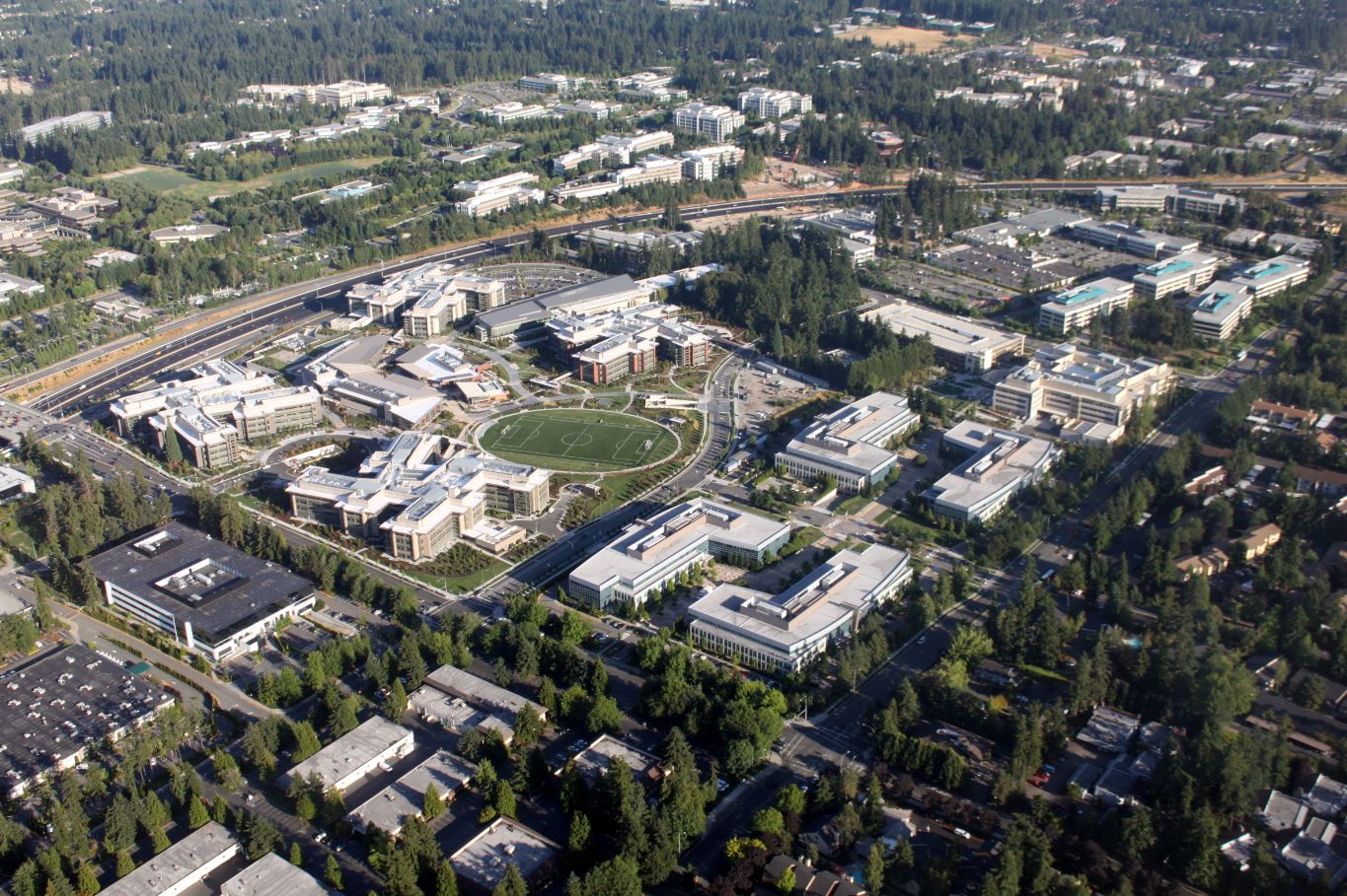 MIcrosofts huvudkontor i Redmond, USA.