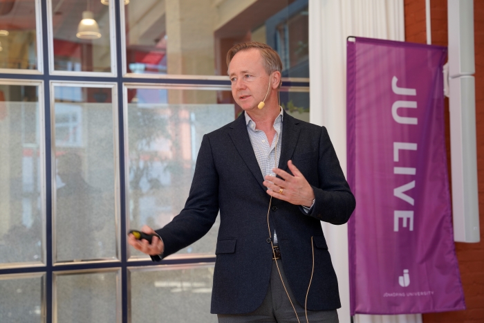 Ulf Aagerup, Associate Professor at Jönköping International Business School, gave a lecture during the last JU LIVE of the spring term.