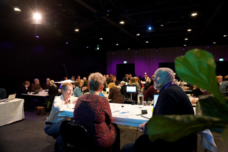 president from all of Sweden having a discussion.