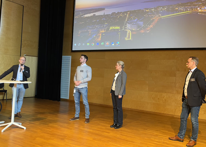 Andreas Friberg, Jönköping University, Maria Cannerborg, Region Jönköpings län, Simon Klintefors, Jönköpings kommun och Mats Palmérus, Jönköping Energi