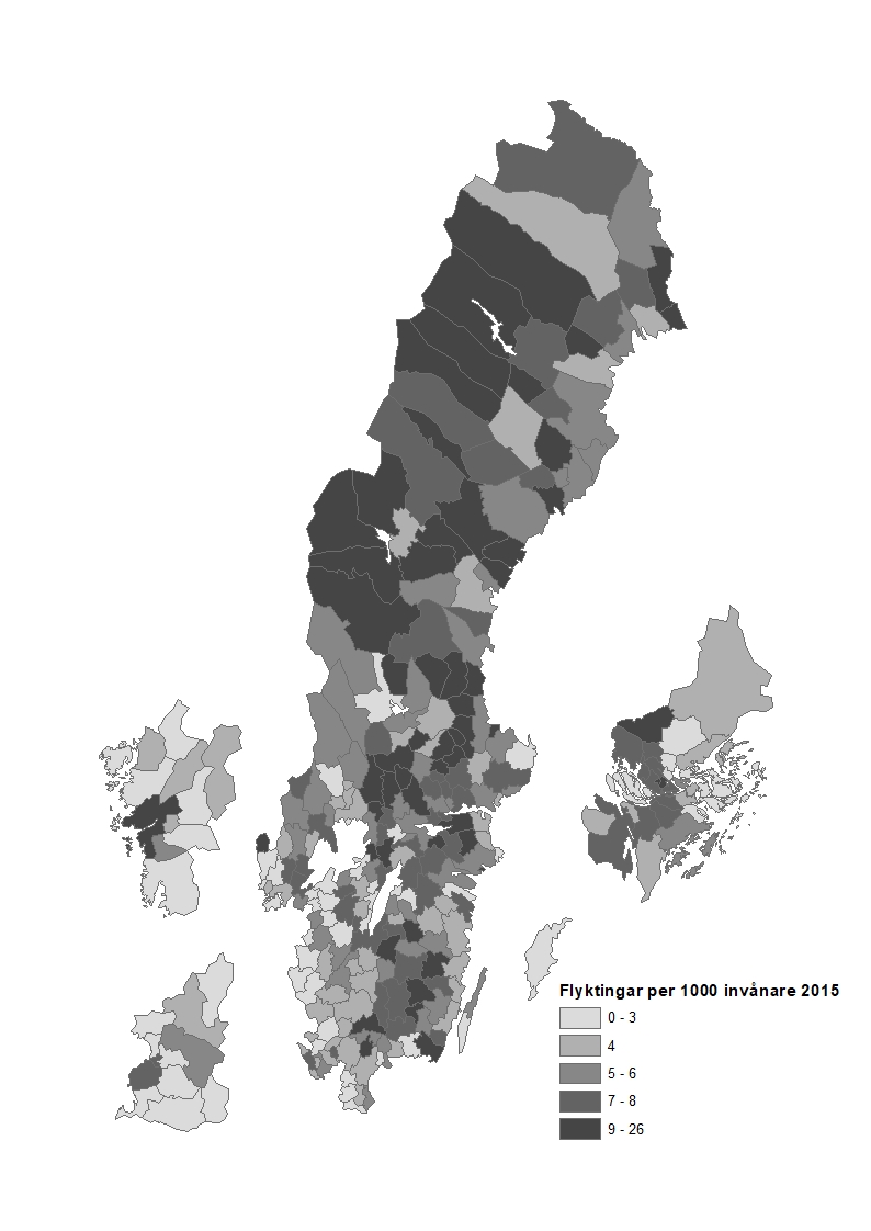 Flyktingar per invånare