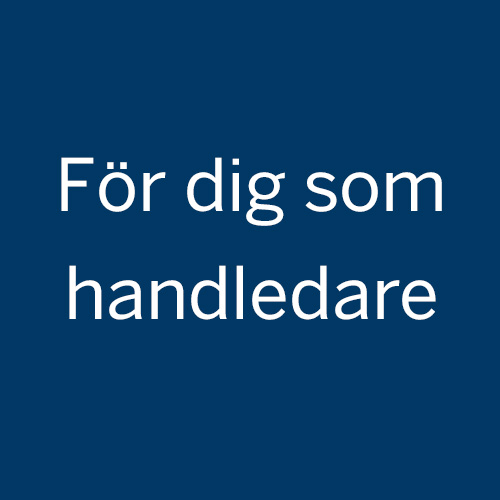 Blå ruta med texten för dig som handledare