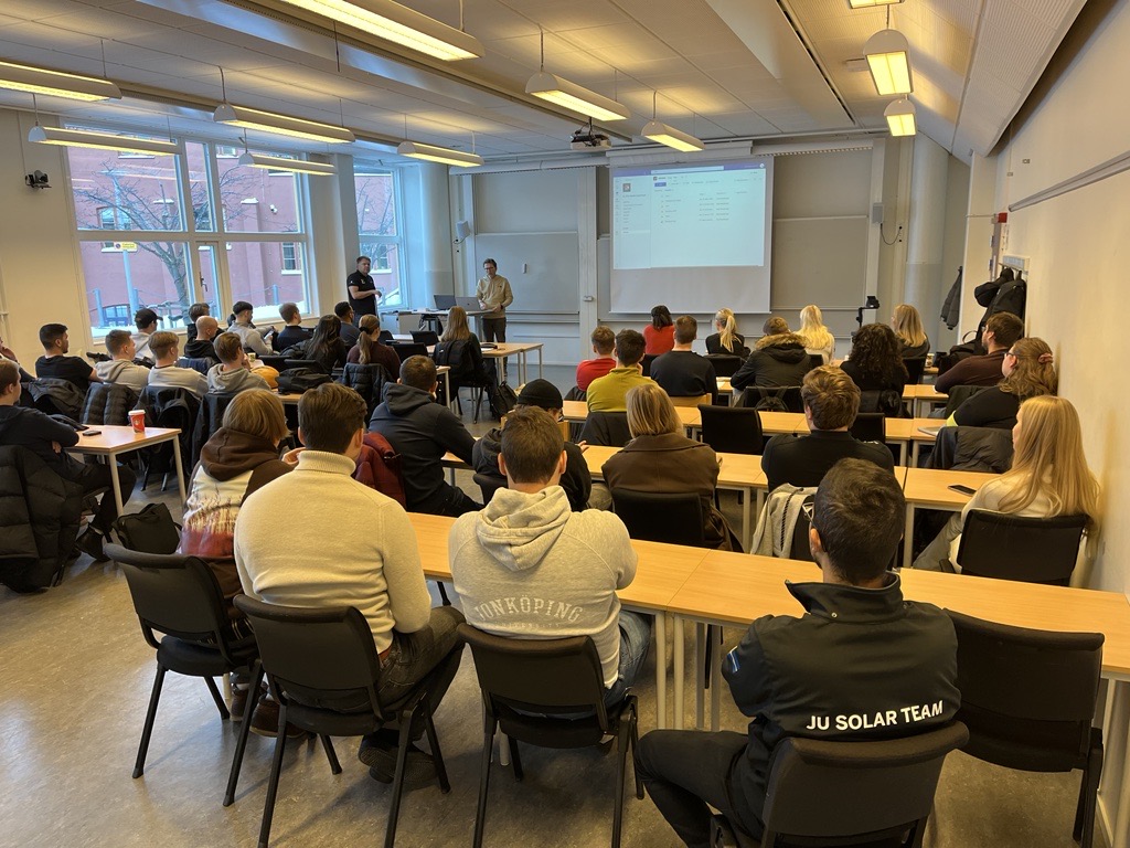 Students at Jönköping University.