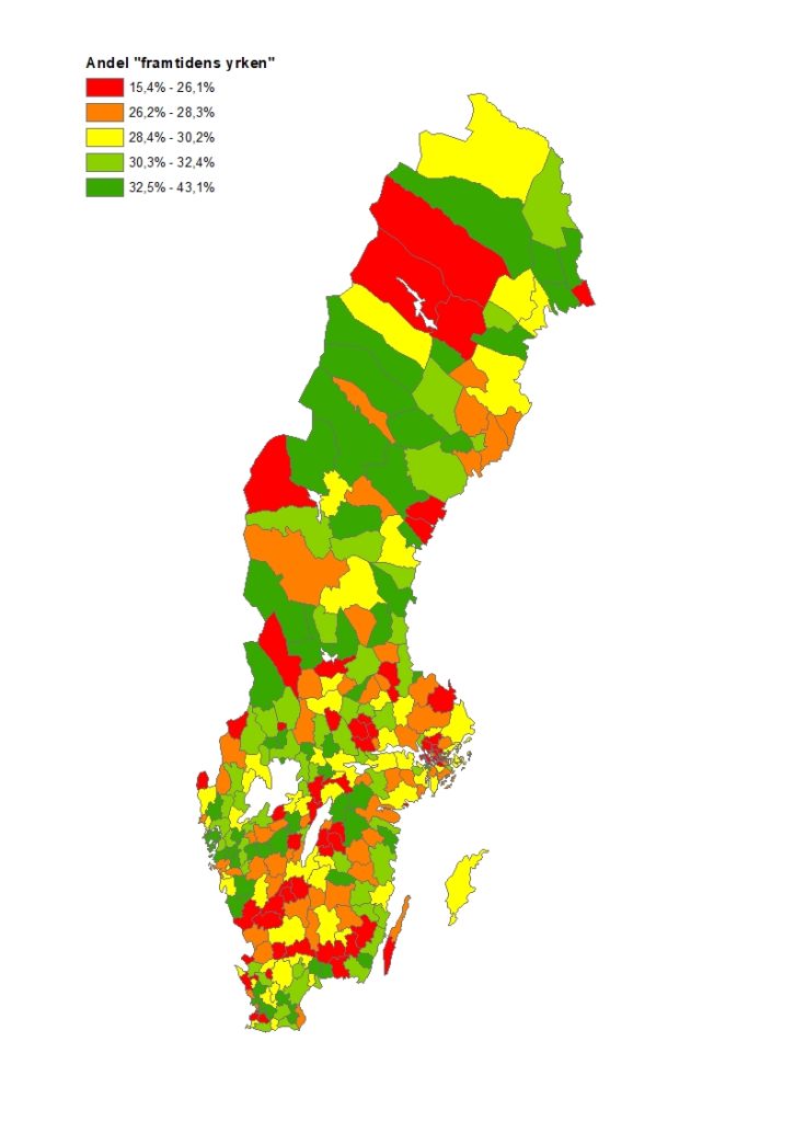 Andel framtidens yrken