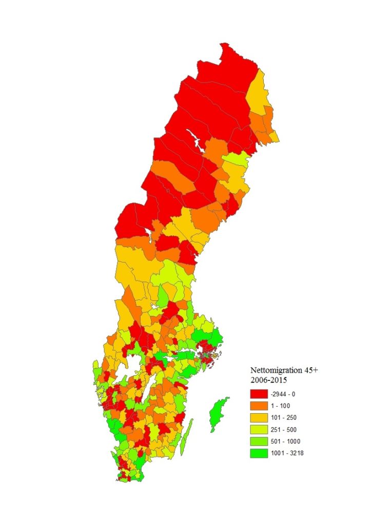 Total nettomigration äldre