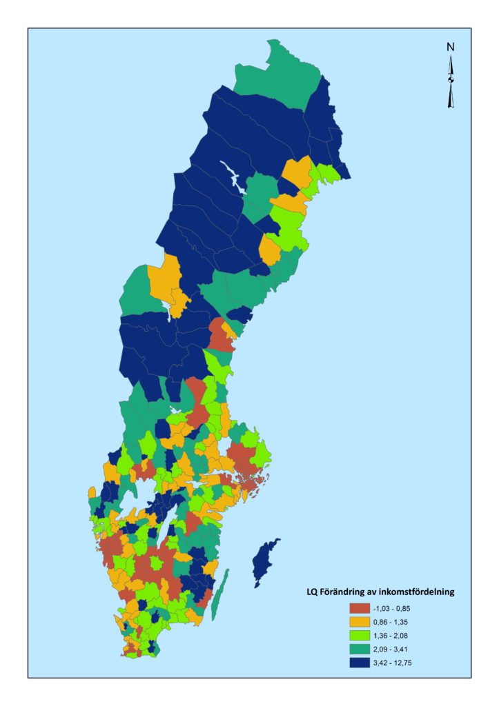 LQ Förändring av inkomstfördelning