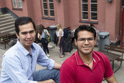 Luis Cabrera och Luis Cano från Mexiko, JIBS. Foto: Daniel Sjödahl