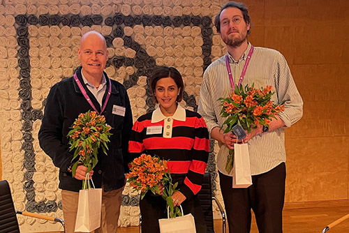 The three lecturers, from the left in picture: Anders Nyström, Anitha Clemence and Jens Sjöberg.