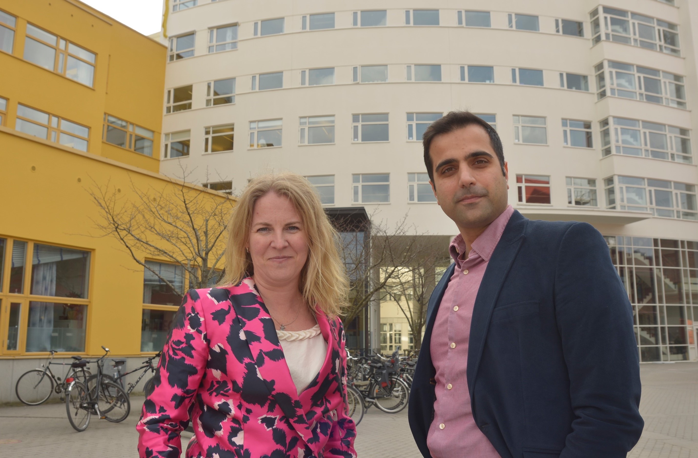 Jenny Bäckstrand and Mohammad Eslami, Jönköping University.