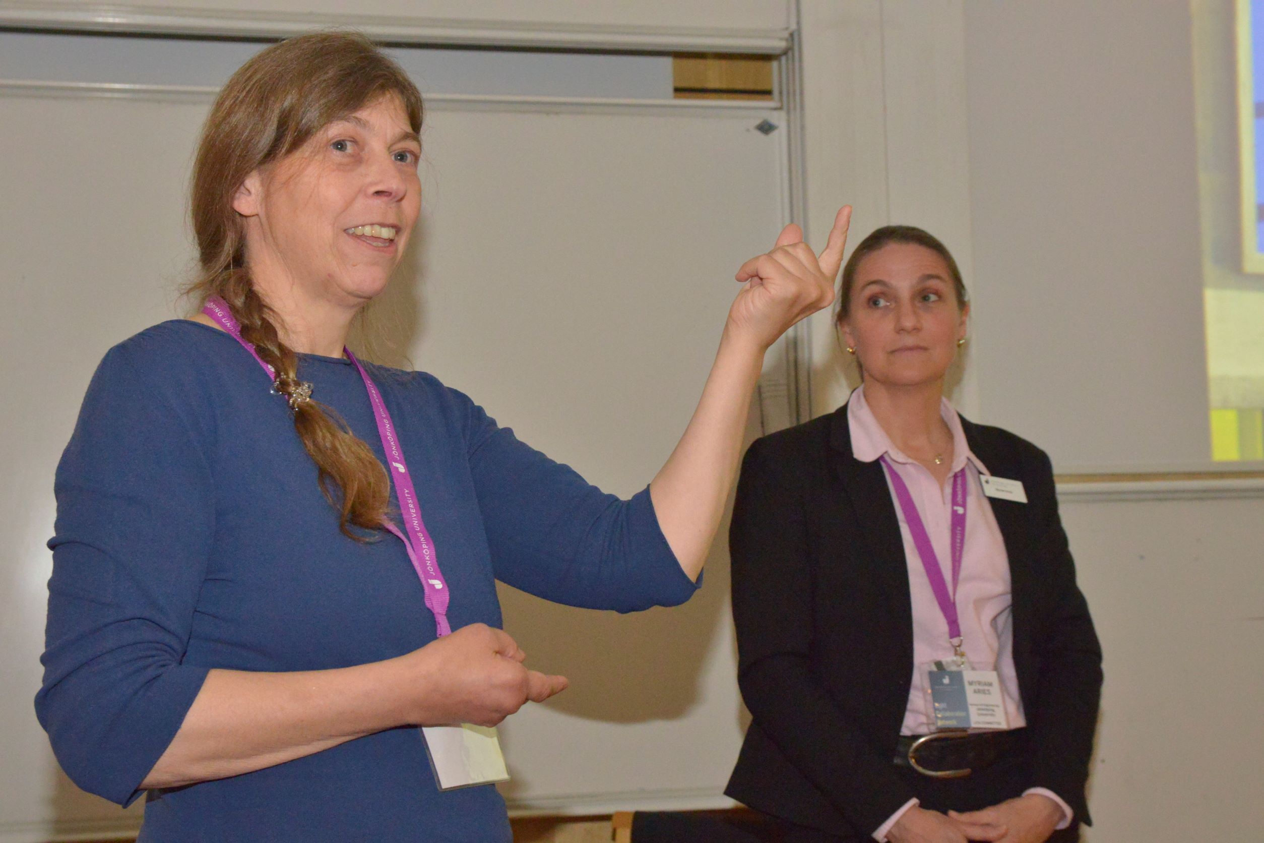 Katharina Wulff, Associate professor at Umeå Uniersity and Myriam Aries, Professor Lighting Science at the School of Engineering.