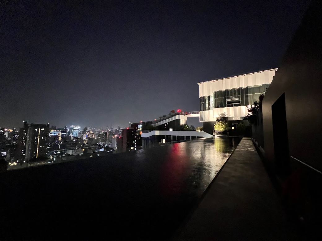 Rooftop pool in Bangkok.